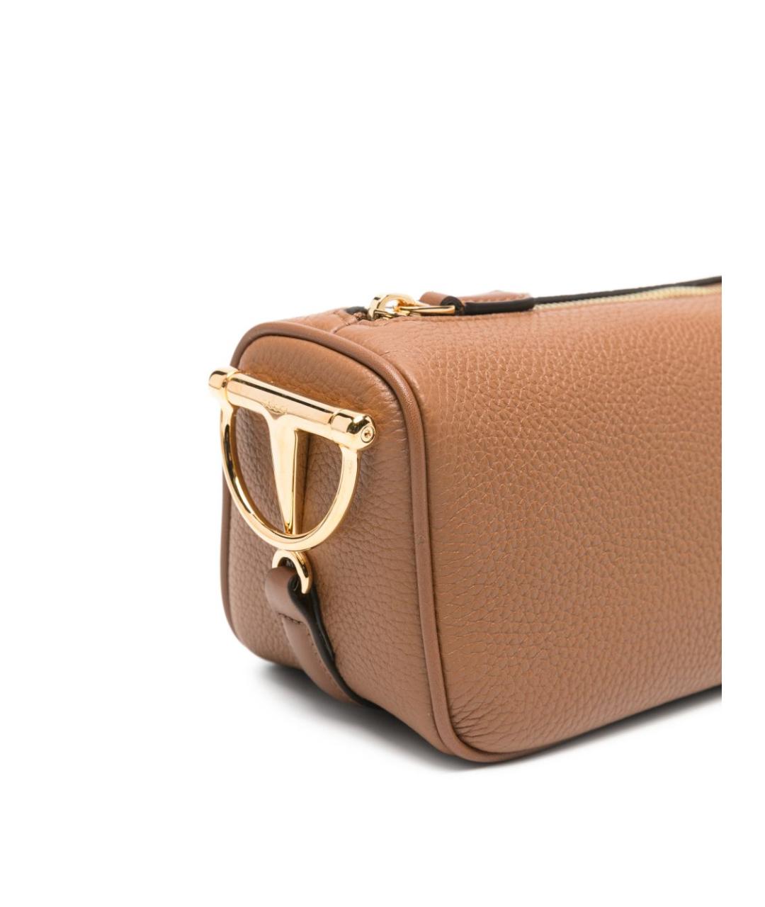 GUCCI Коричневая кожаная сумка через плечо, фото 5