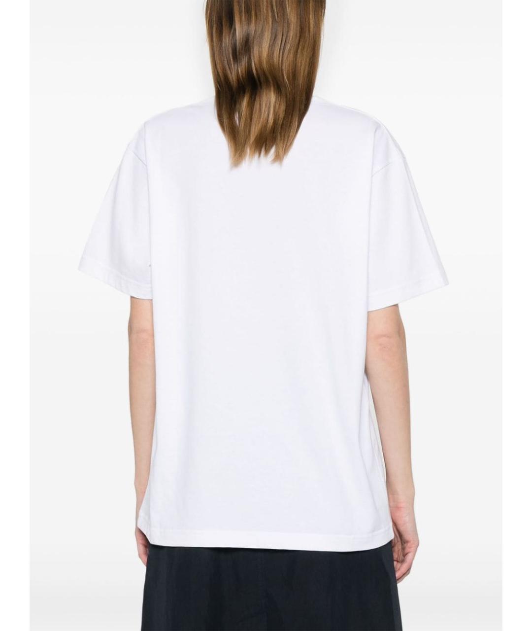 GUCCI Белая хлопковая футболка, фото 4