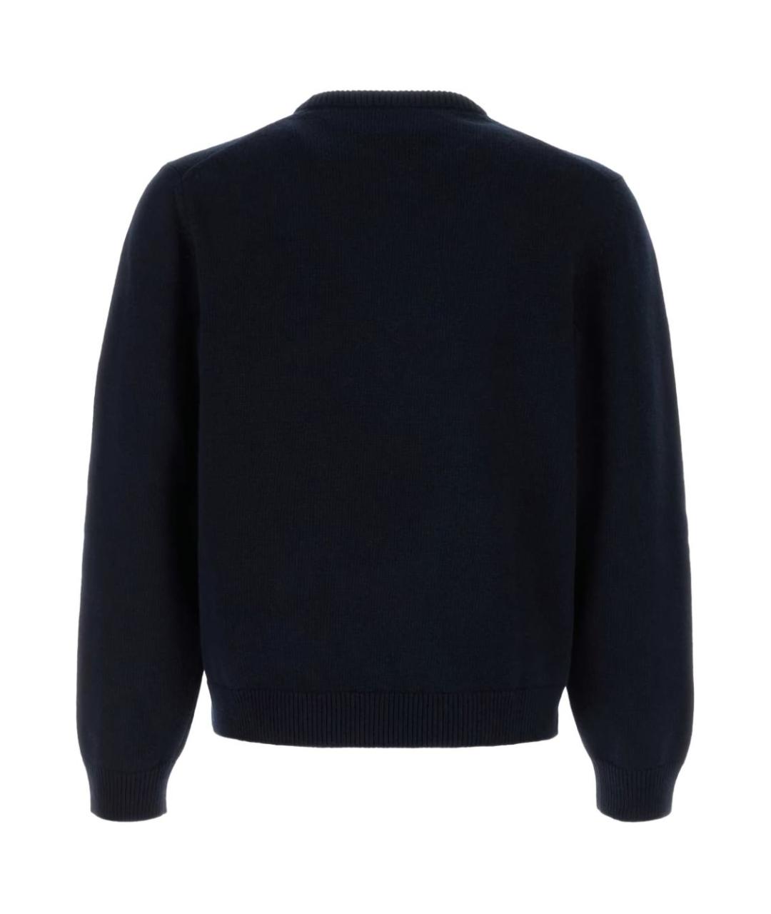 GUCCI Синий шерстяной джемпер / свитер, фото 2