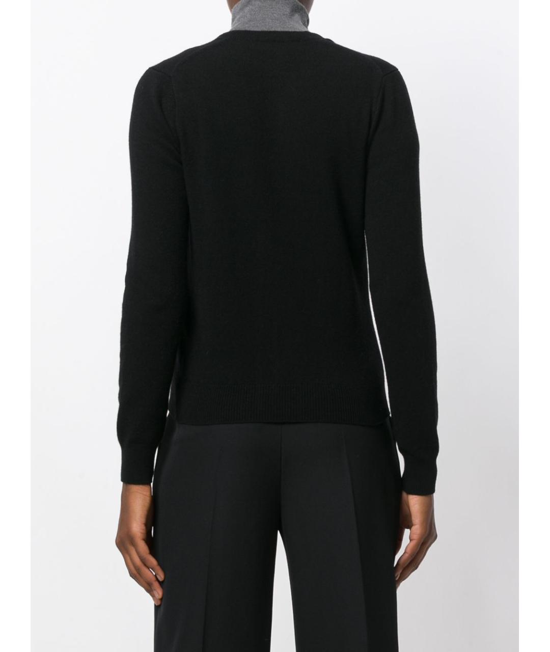 COMME DES GARÇONS Черный шерстяной кардиган, фото 6