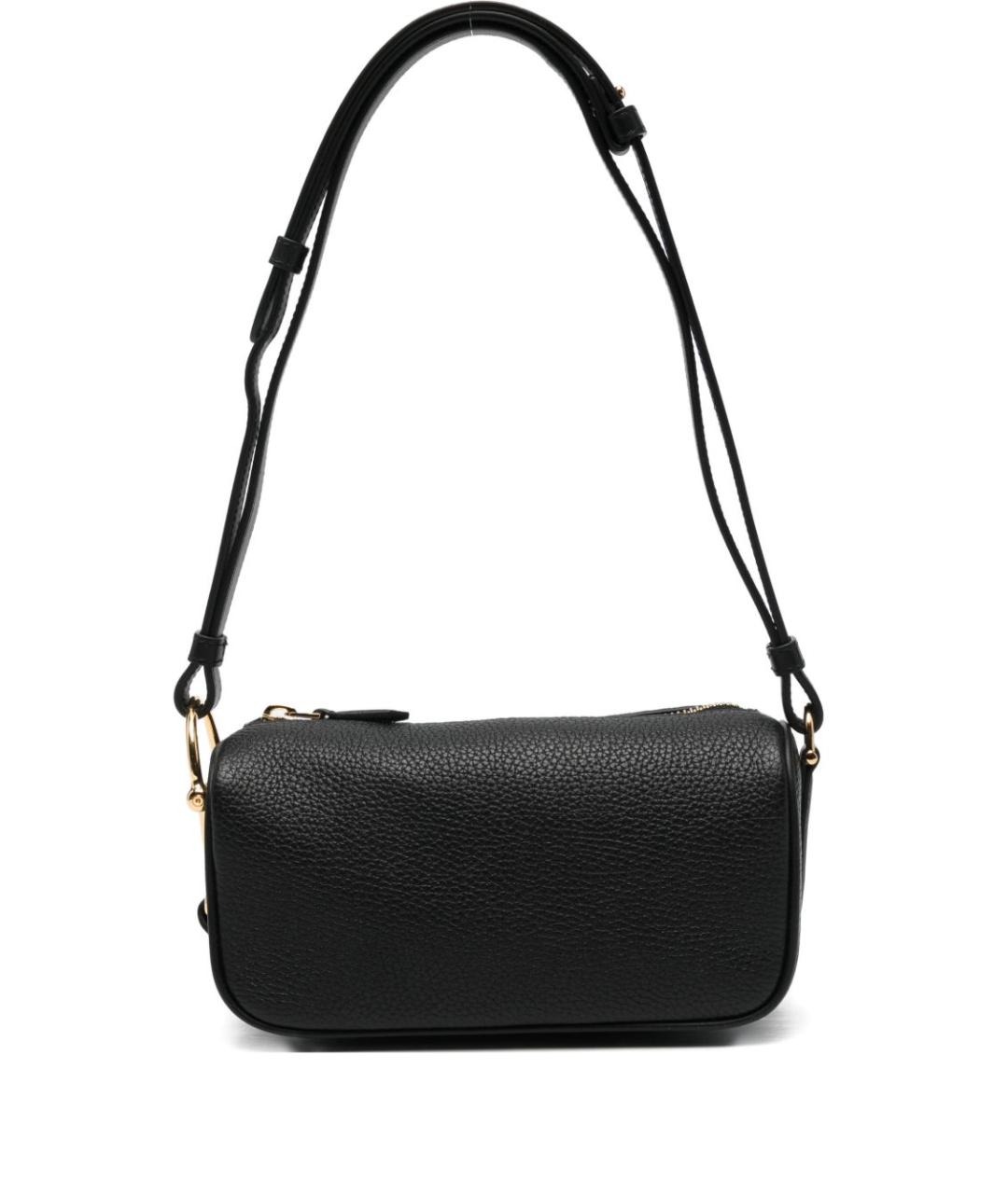 GUCCI Черная кожаная сумка через плечо, фото 1
