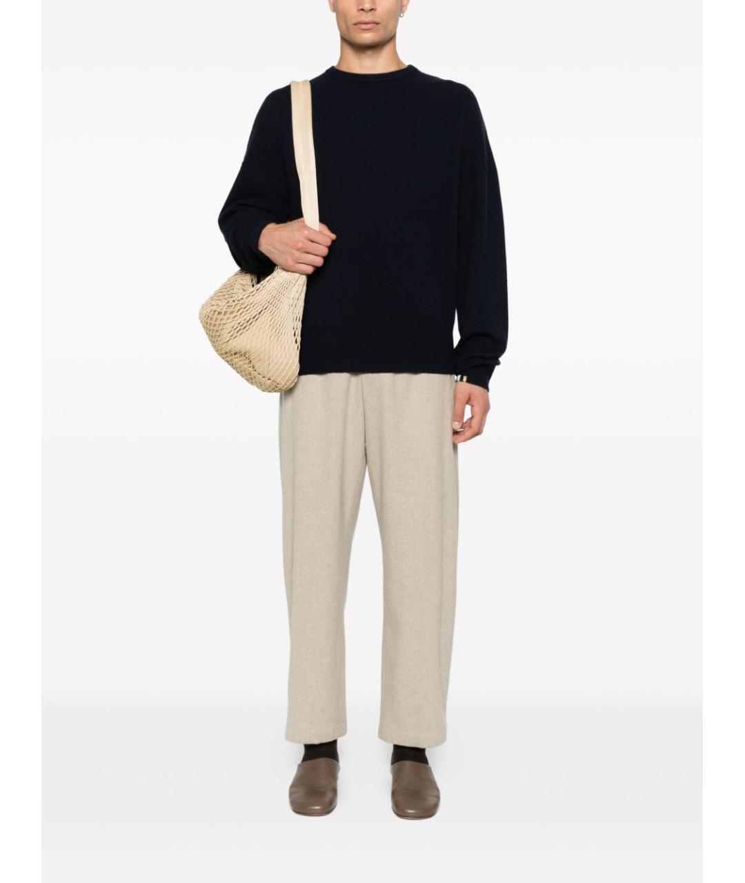 EXTREME CASHMERE Синий кашемировый джемпер / свитер, фото 2