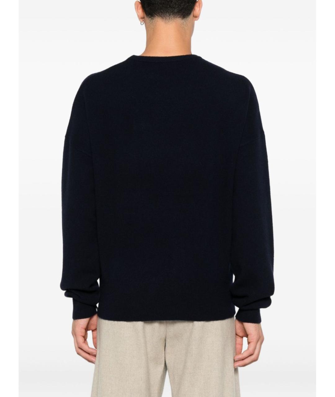 EXTREME CASHMERE Синий кашемировый джемпер / свитер, фото 5