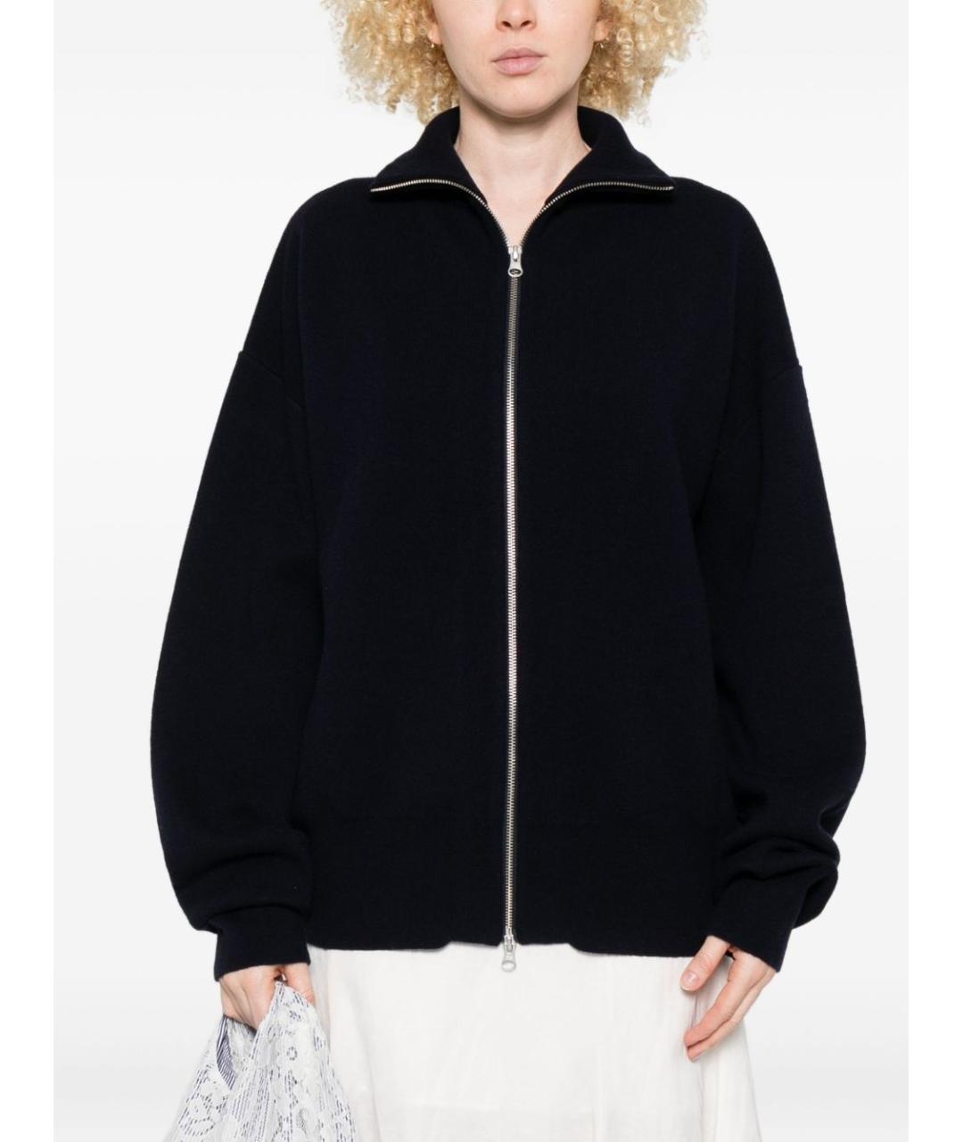 EXTREME CASHMERE Синий кашемировый джемпер / свитер, фото 4