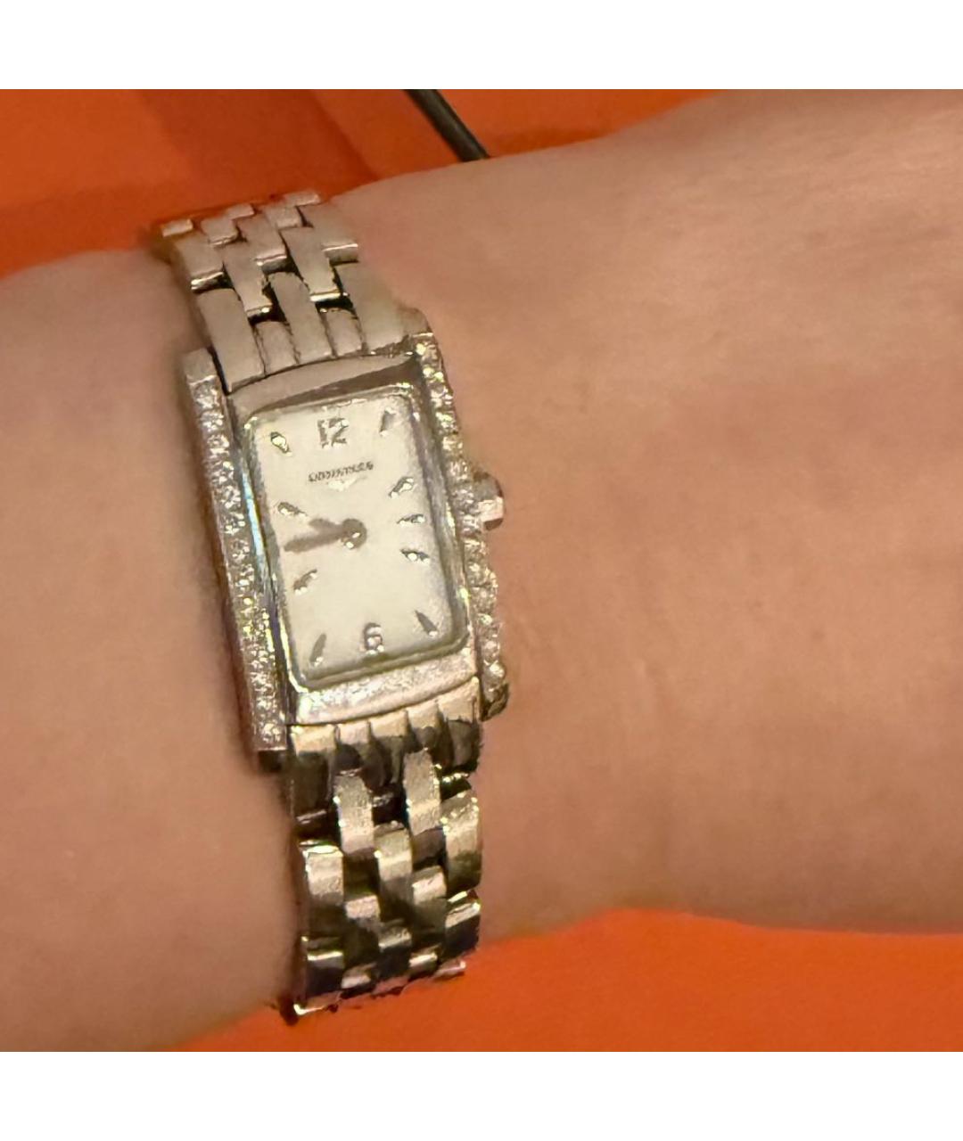 LONGINES Серебряные металлические часы, фото 3