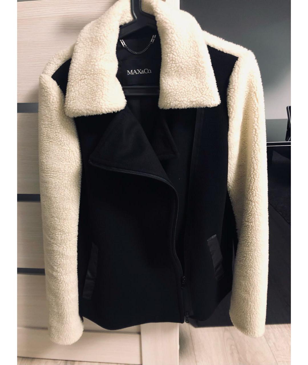 'S MAX MARA Черная полиамидовая куртка, фото 5