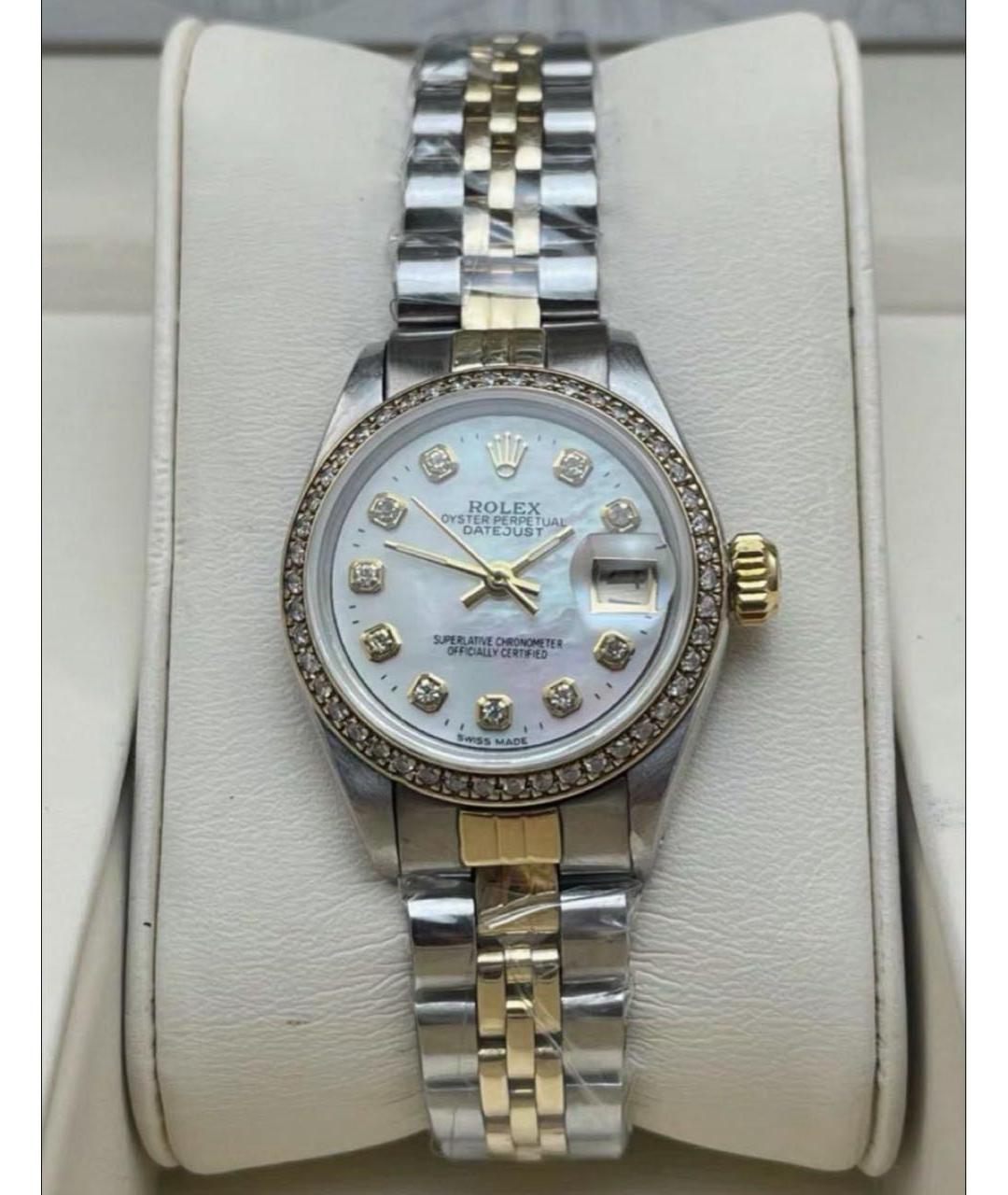 ROLEX Серебряные часы из желтого золота, фото 6