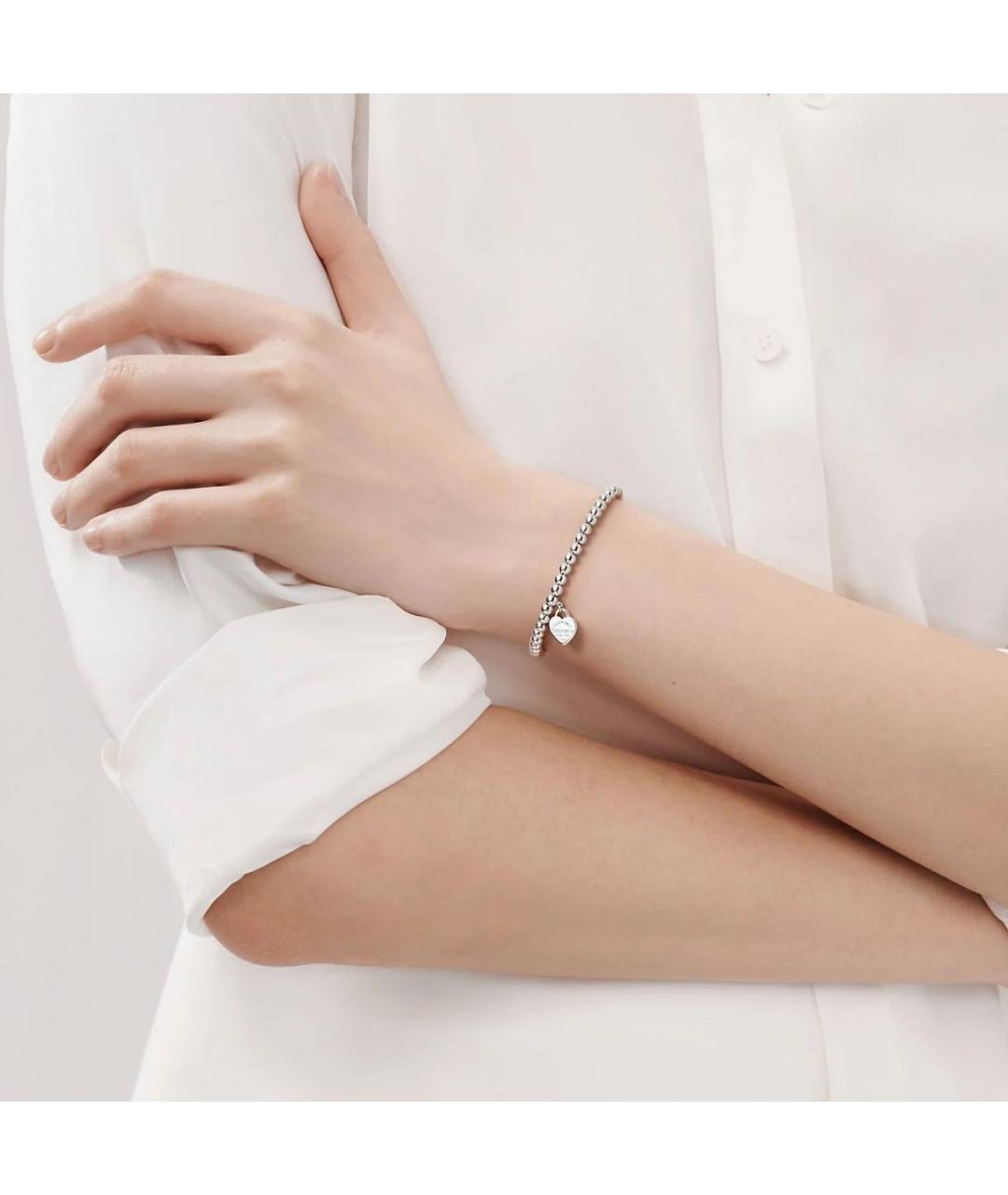 TIFFANY&CO Серебрянный серебряный браслет, фото 5