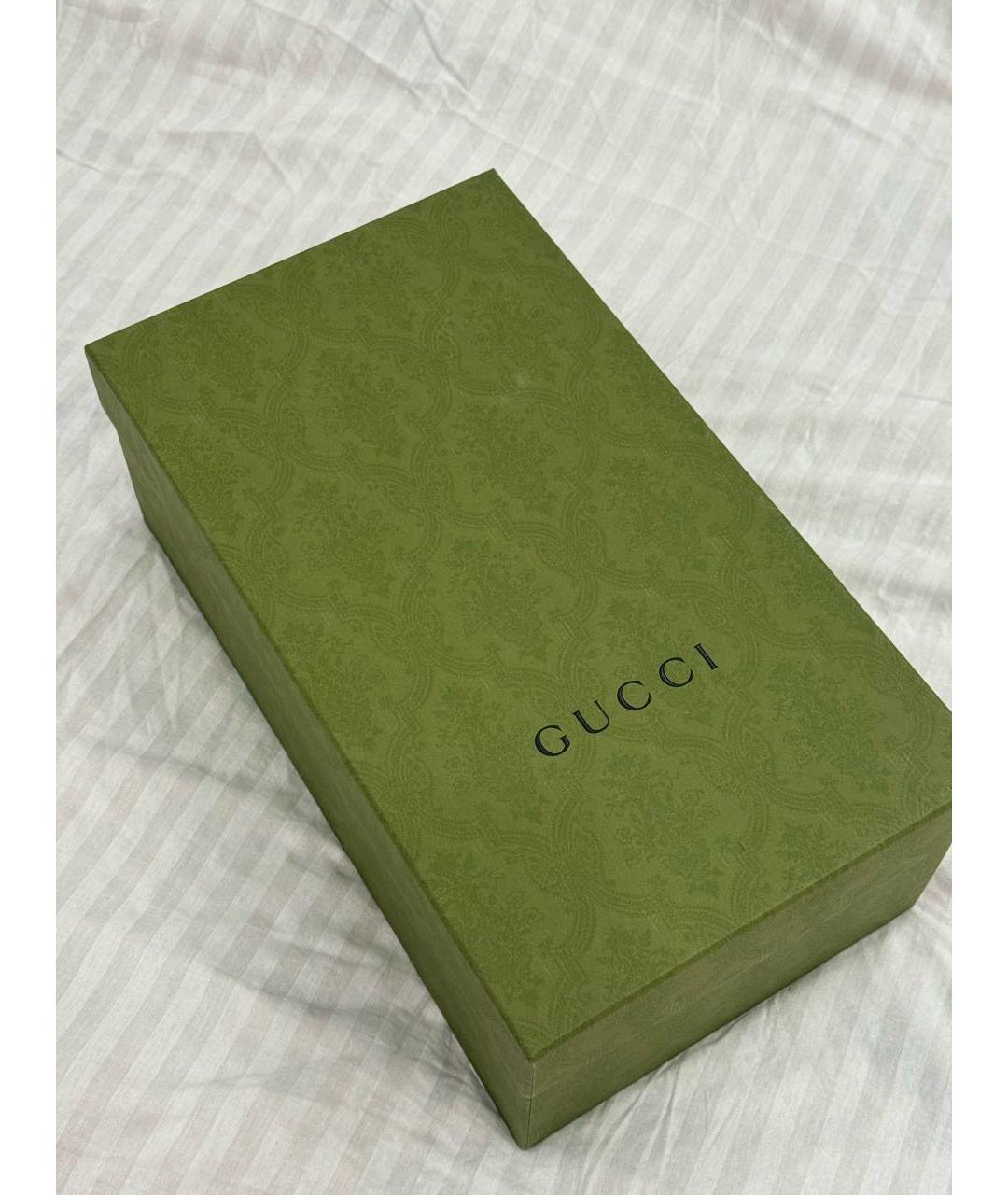 GUCCI Бежевые текстильные кеды, фото 3