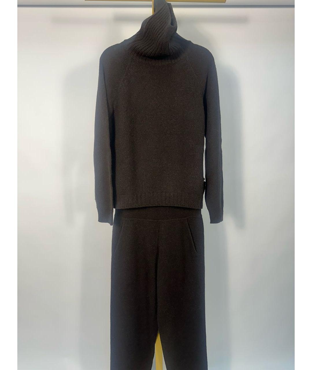 HERMES Коричневый шерстяной костюм с брюками, фото 6