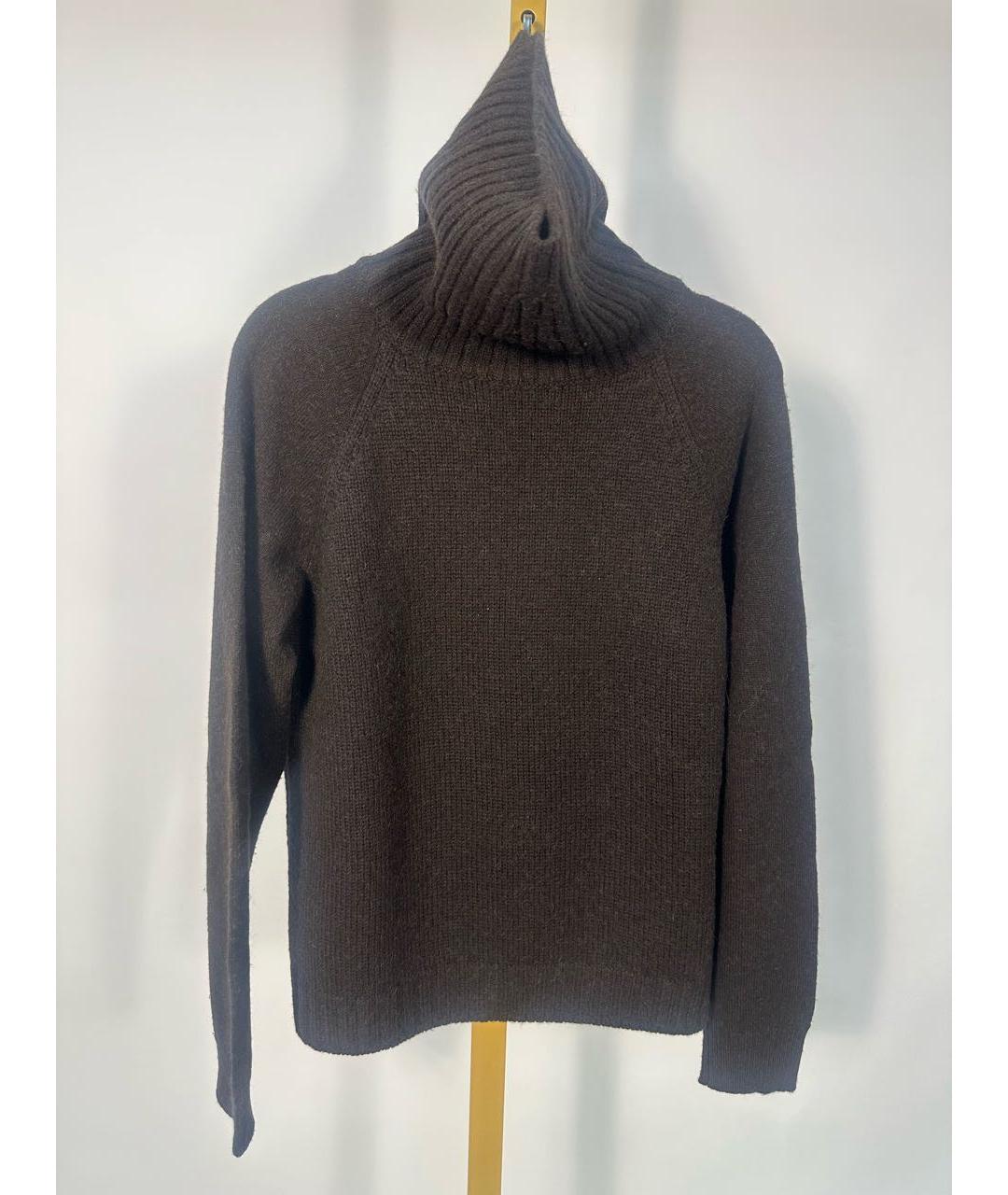 HERMES Коричневый шерстяной костюм с брюками, фото 8