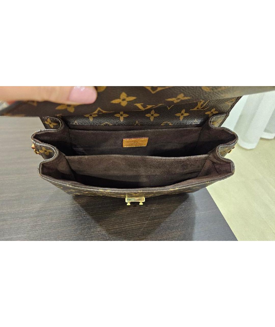 LOUIS VUITTON Коричневая сумка через плечо, фото 9