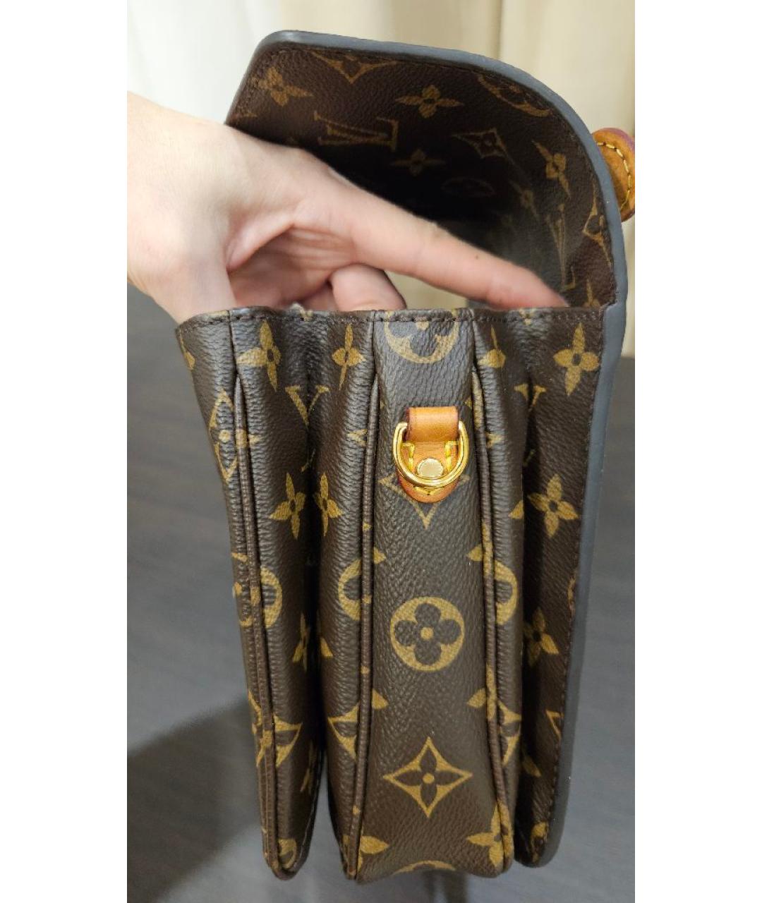 LOUIS VUITTON Коричневая сумка через плечо, фото 6