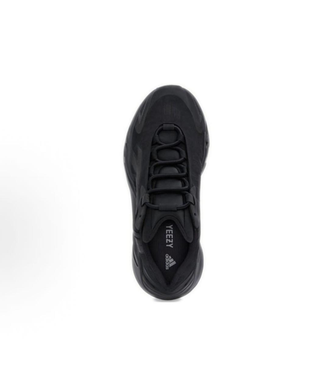 ADIDAS YEEZY Черные синтетические низкие кроссовки / кеды, фото 2