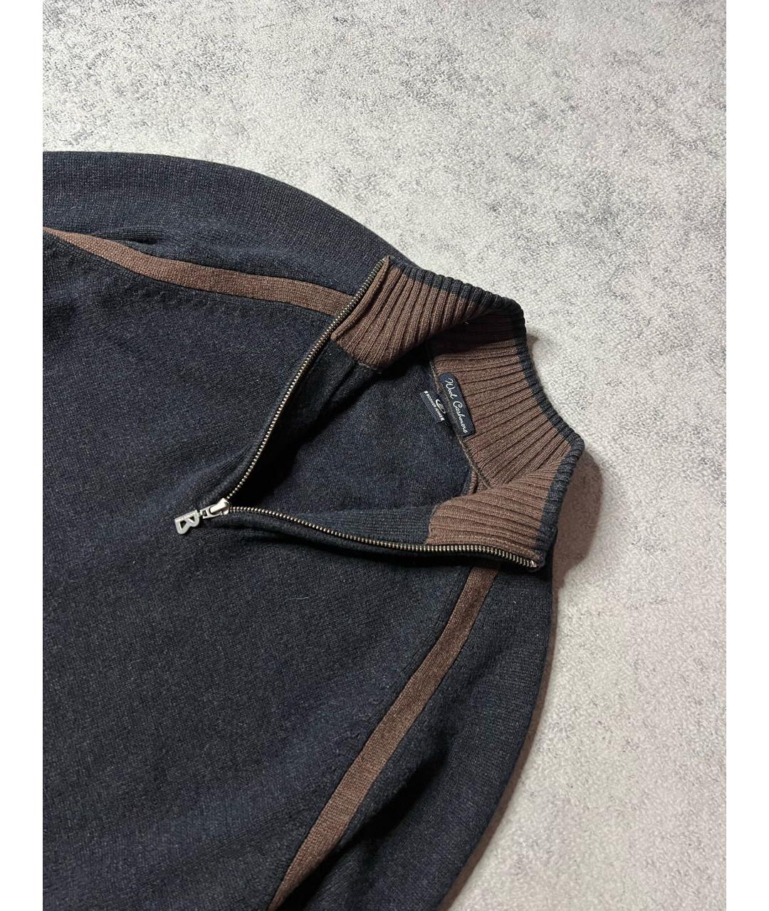 BOGNER Темно-синий шерстяной джемпер / свитер, фото 5