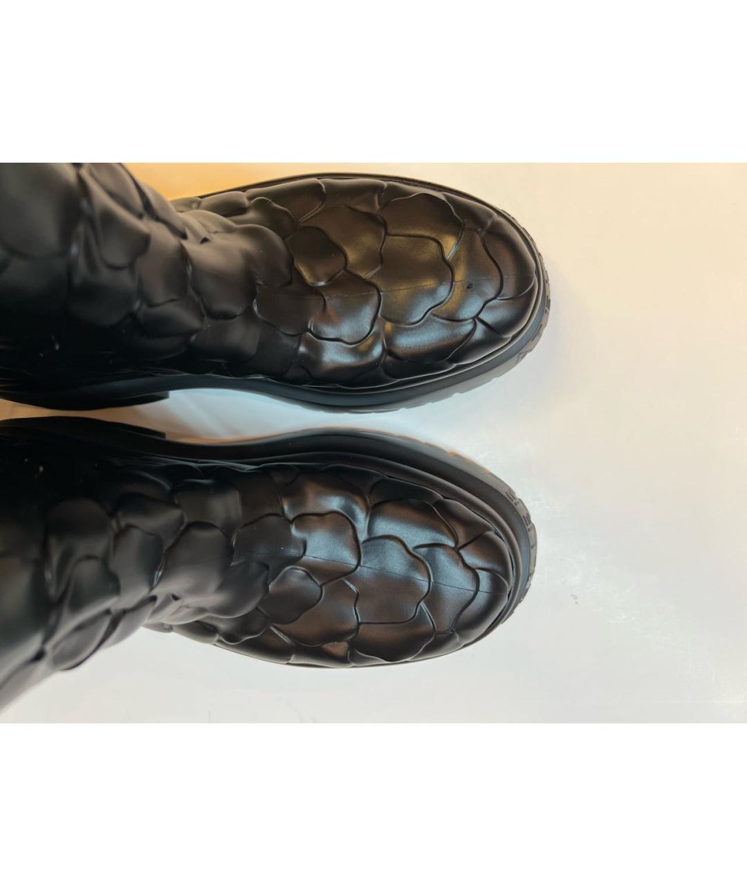 VALENTINO Черные резиновые сапоги, фото 3