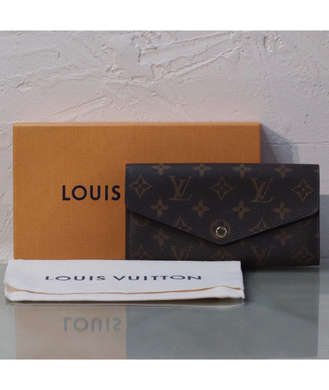 LOUIS VUITTON Коричневый кошелек, фото 2