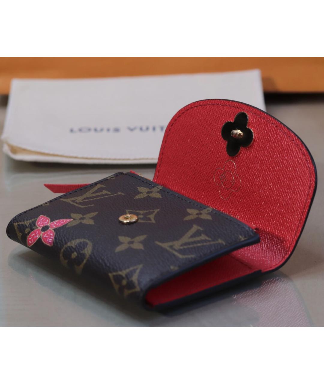 LOUIS VUITTON Коричневый кошелек, фото 5