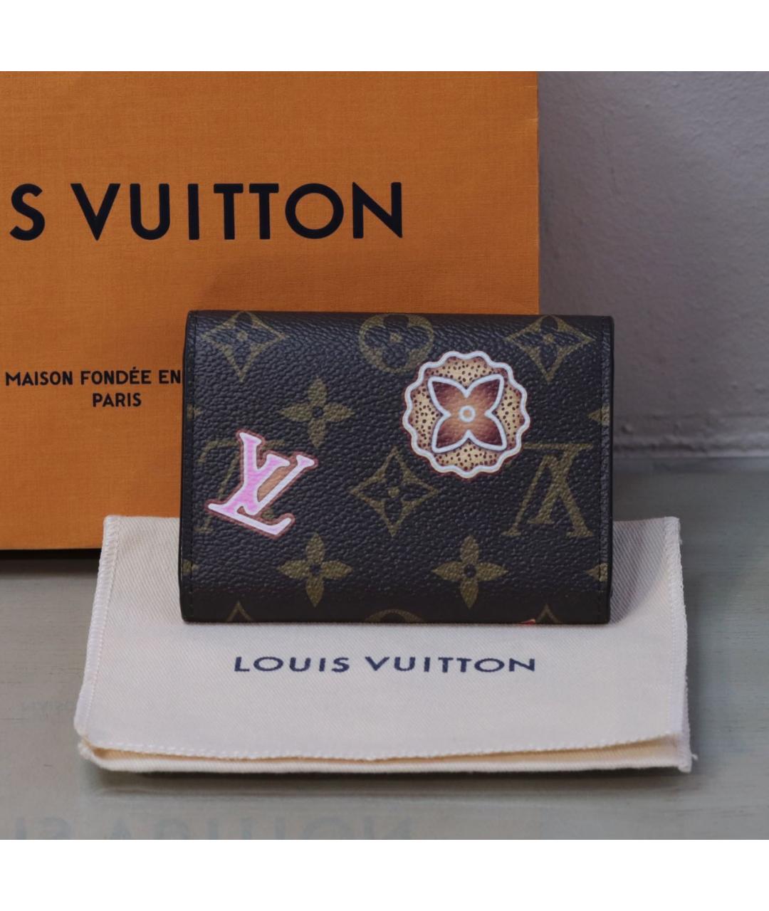 LOUIS VUITTON Коричневый кошелек, фото 4