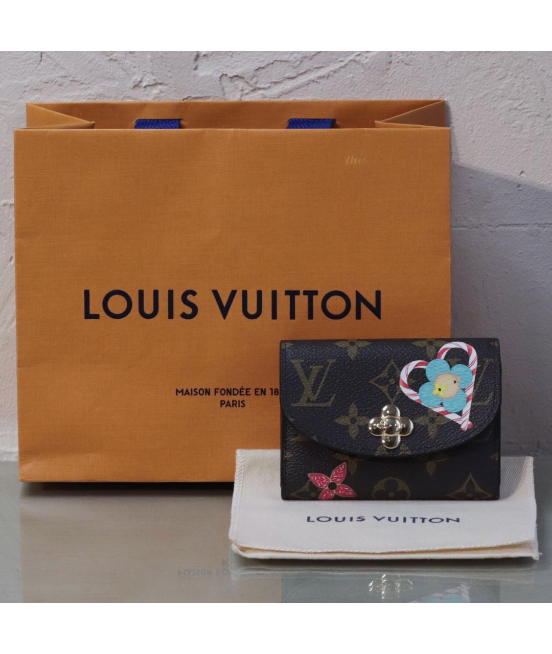 LOUIS VUITTON Коричневый кошелек, фото 2