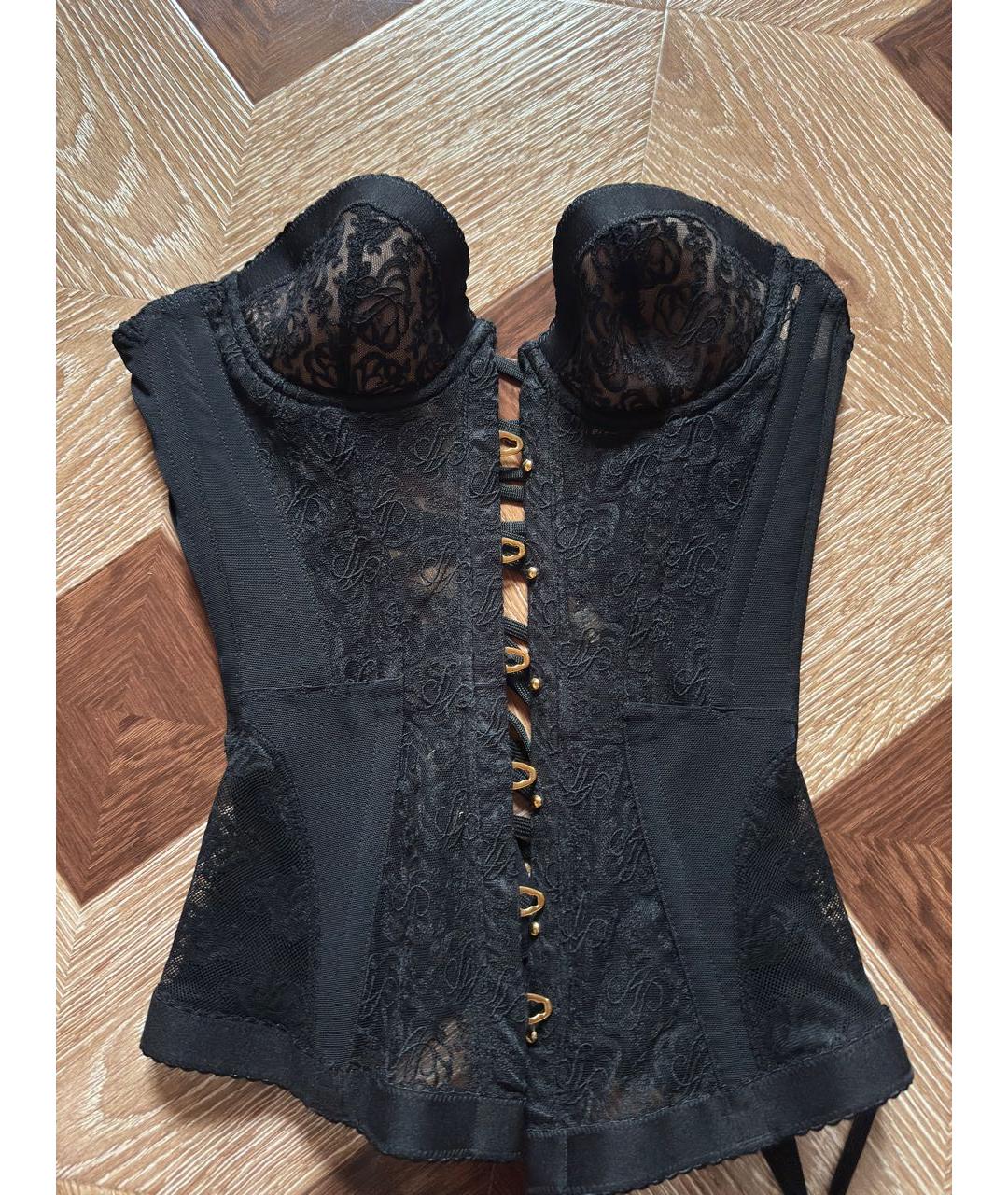 AGENT PROVOCATEUR Черный кружевной корсет, фото 2