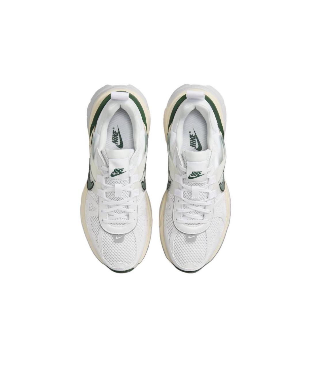 NIKE Белые текстильные низкие кроссовки / кеды, фото 3