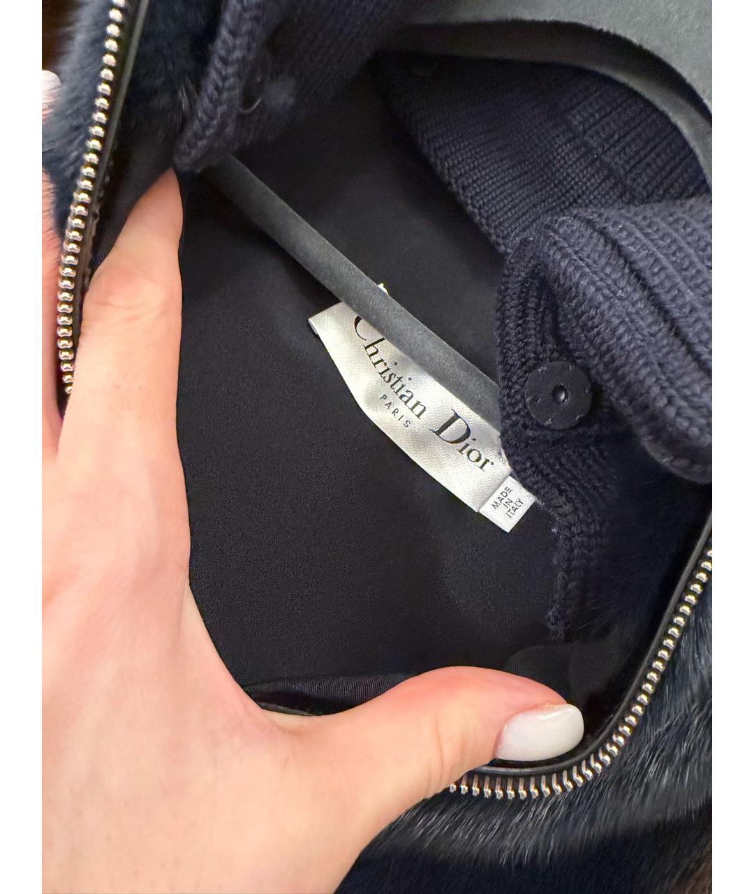 CHRISTIAN DIOR Коричневая меховая шуба, фото 7
