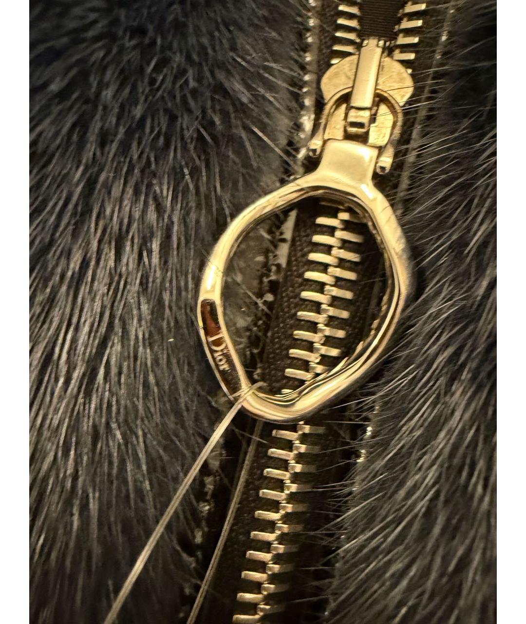 CHRISTIAN DIOR Коричневая меховая шуба, фото 5