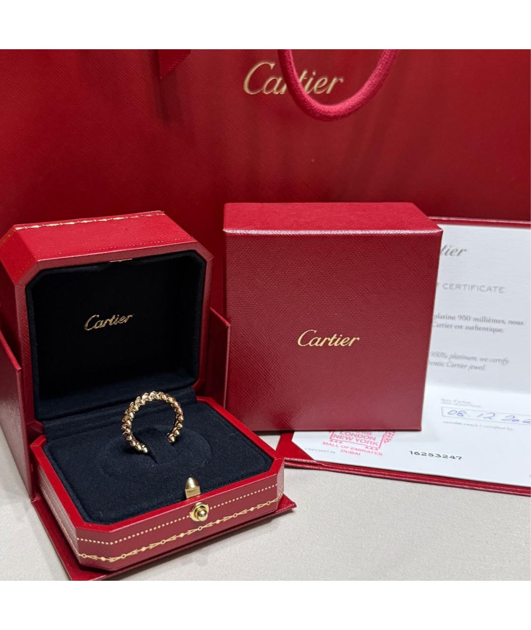 CARTIER Золотое кольцо из розового золота, фото 2