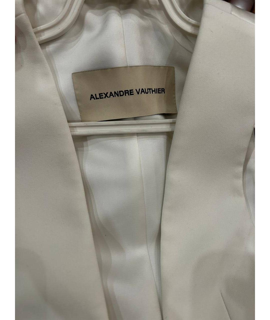 ALEXANDRE VAUTHIER Белый жилет, фото 3
