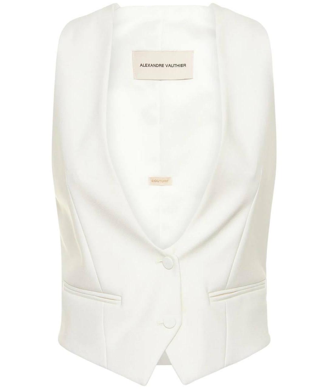 ALEXANDRE VAUTHIER Белый жилет, фото 1