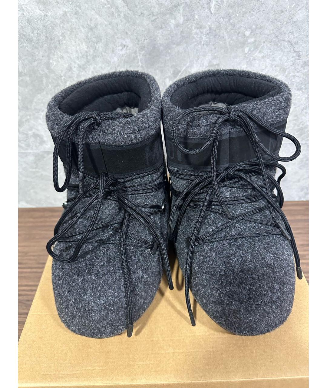MOON BOOT Антрацитовые ботинки, фото 2