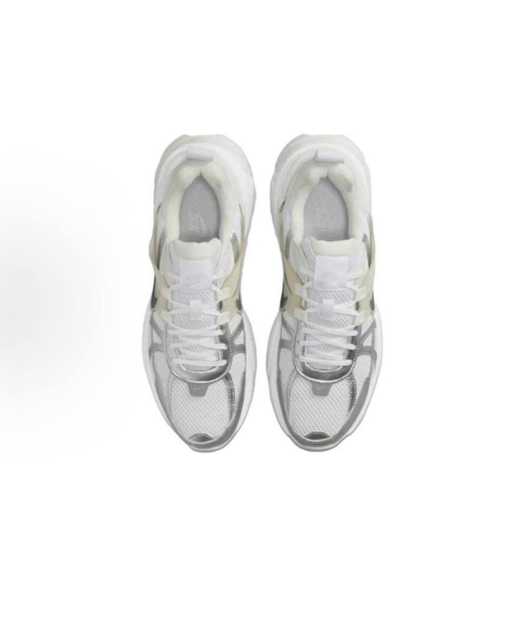 NIKE Серебряные текстильные низкие кроссовки / кеды, фото 3