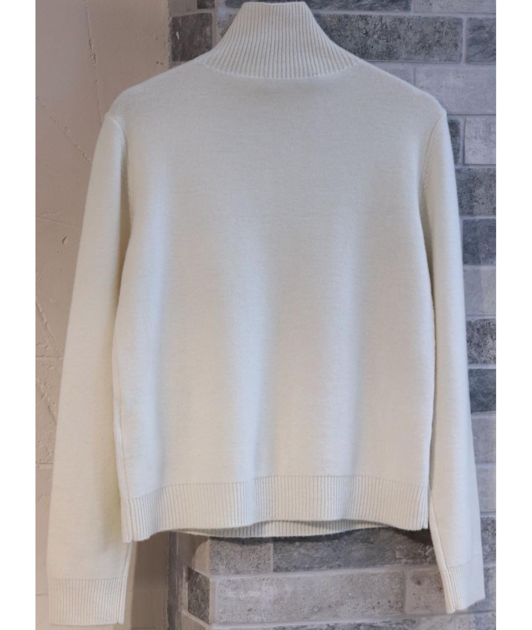 MAX MARA STUDIO Белый шерстяной джемпер / свитер, фото 3