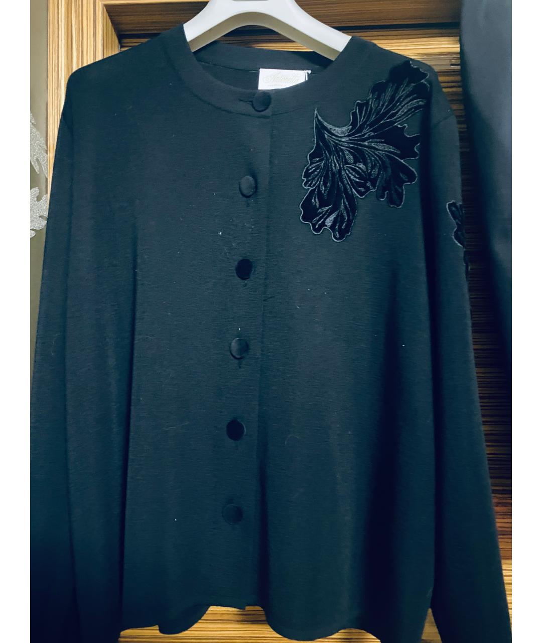 ESCADA Черный шерстяной костюм с юбками, фото 9