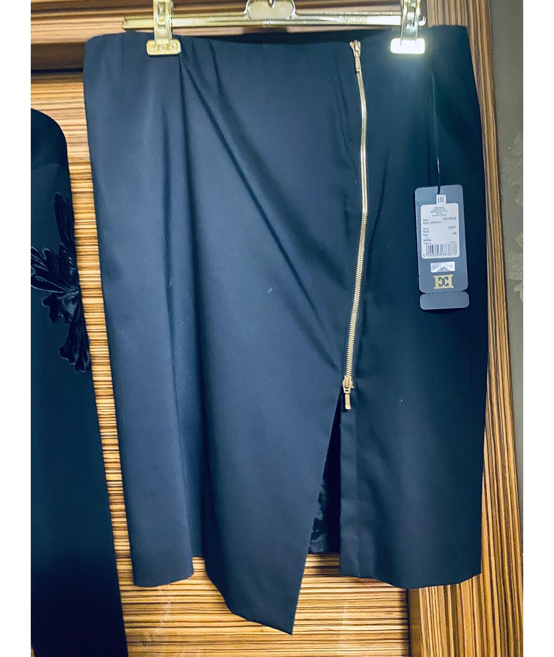 ESCADA Черный шерстяной костюм с юбками, фото 4