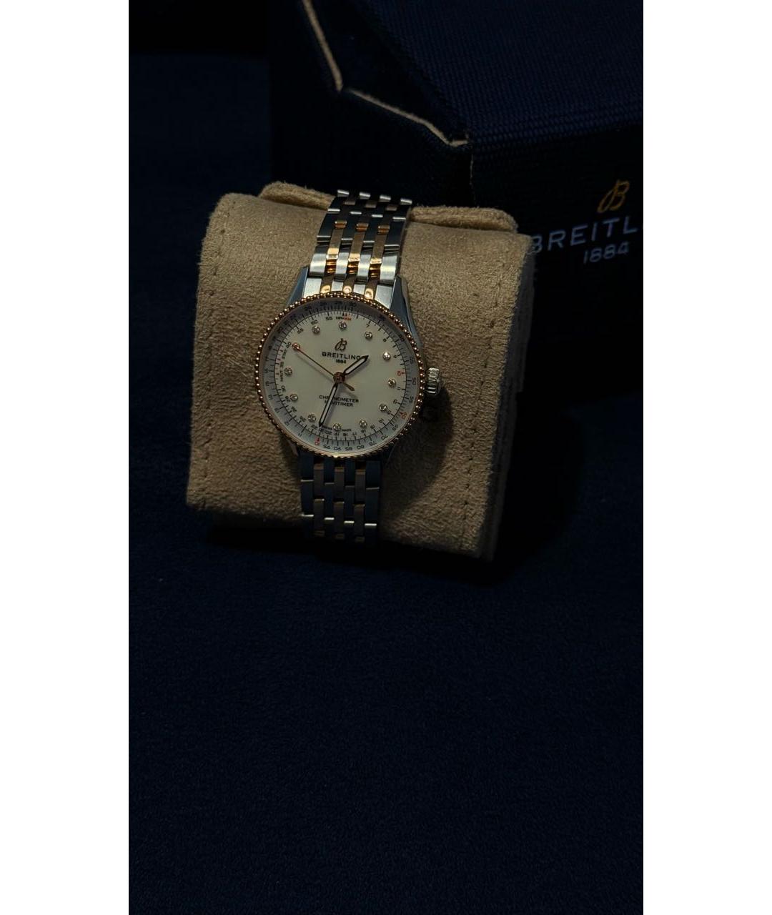 BREITLING Золотые часы из розового золота, фото 7