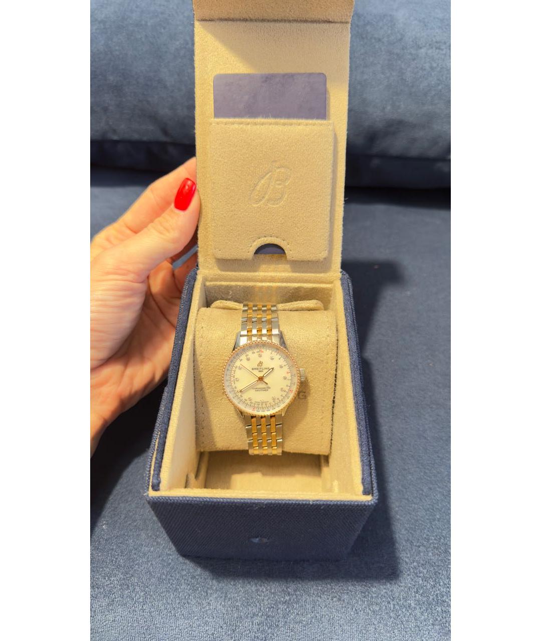 BREITLING Золотые часы из розового золота, фото 4