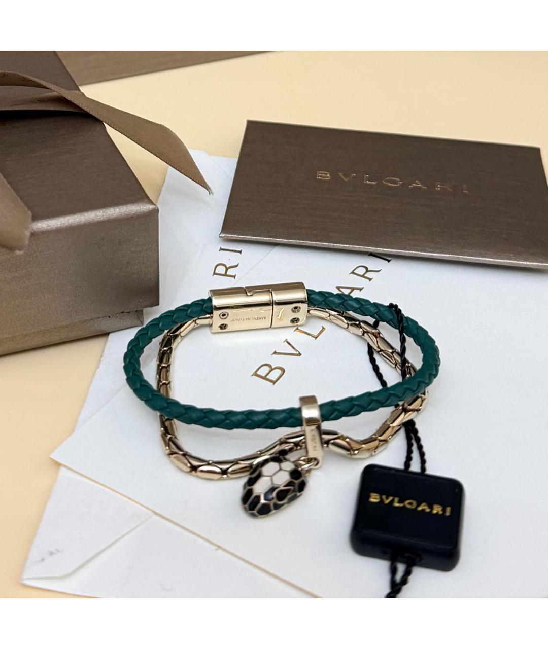 BVLGARI Зеленый браслет, фото 3