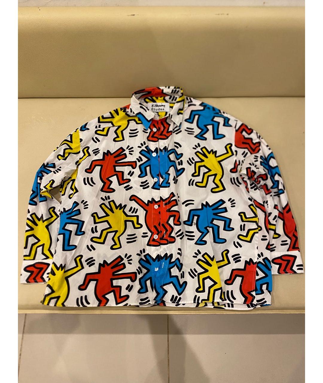 ETUDES Белая хлопковая кэжуал рубашка, фото 2