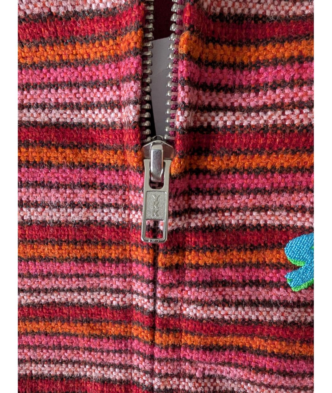 PALACE Бордовая полиэстеровая куртка, фото 6