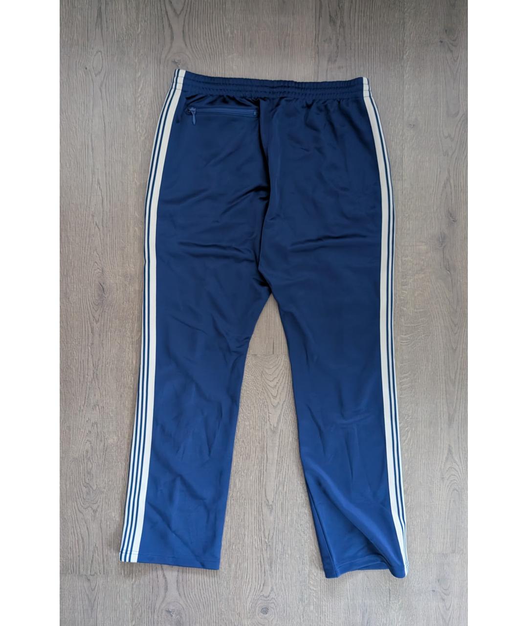 NEEDLES Синие полиэстеровые повседневные брюки, фото 3