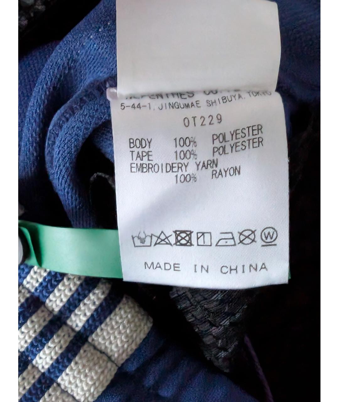 NEEDLES Синие полиэстеровые повседневные брюки, фото 6