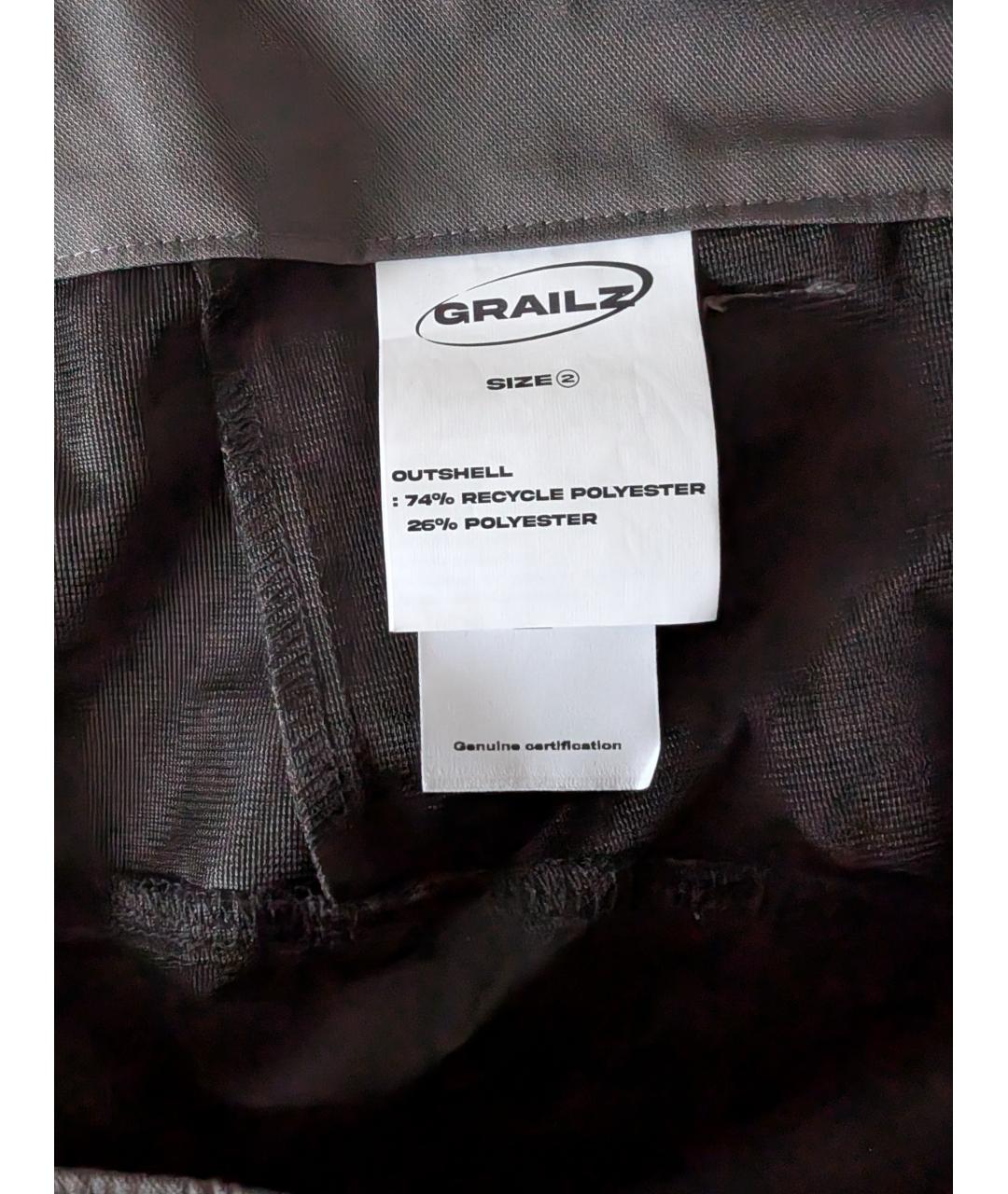 GRAILZ PROJECT G/R Серые полиэстеровые повседневные брюки, фото 6