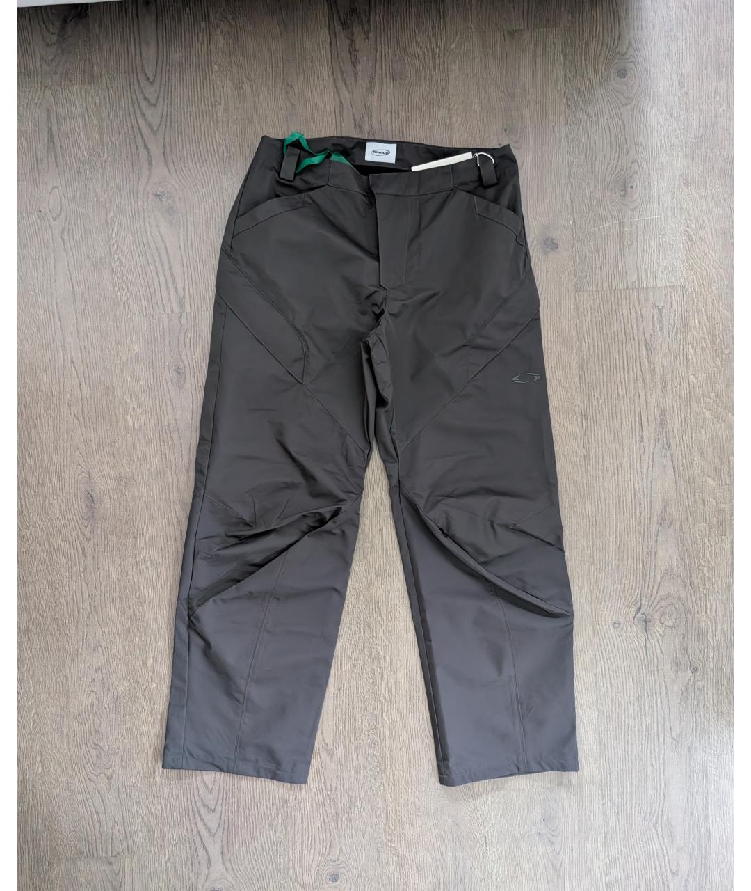 GRAILZ PROJECT G/R Серые полиэстеровые повседневные брюки, фото 2