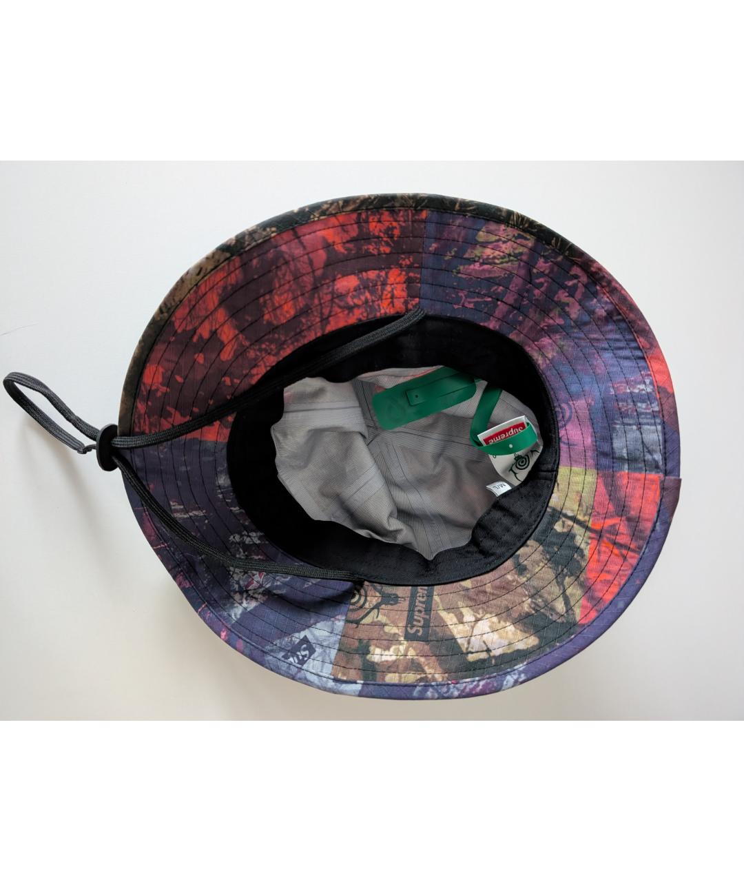 SUPREME Черная хлопковая шляпа, фото 6