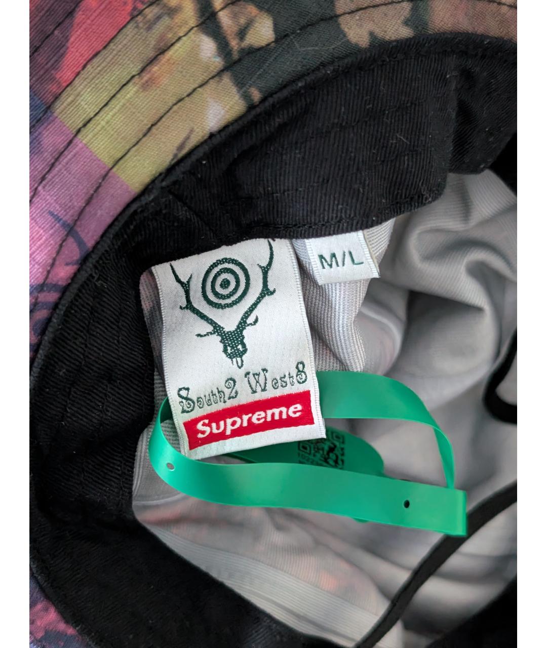 SUPREME Черная хлопковая шляпа, фото 7