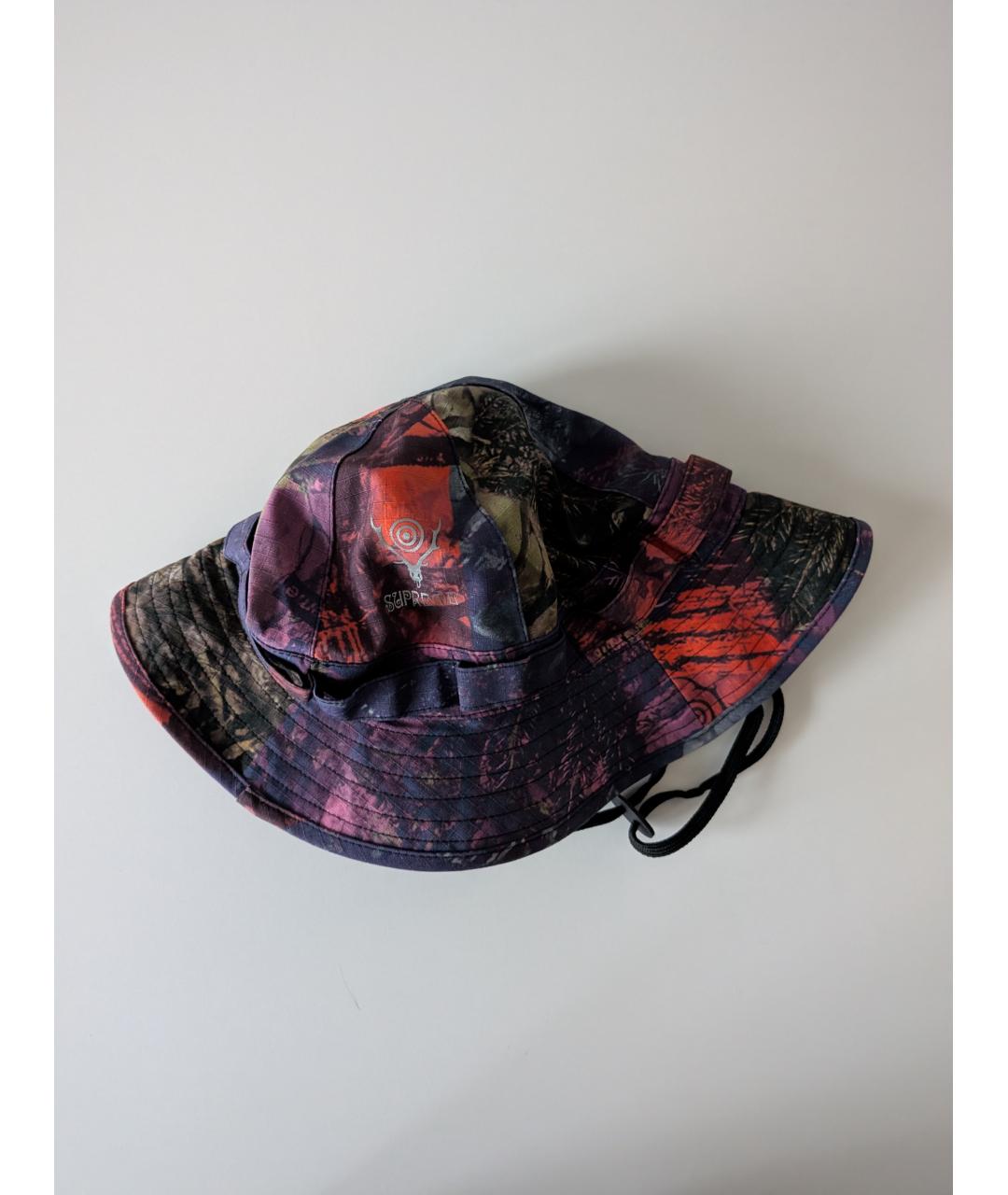 SUPREME Черная хлопковая шляпа, фото 4