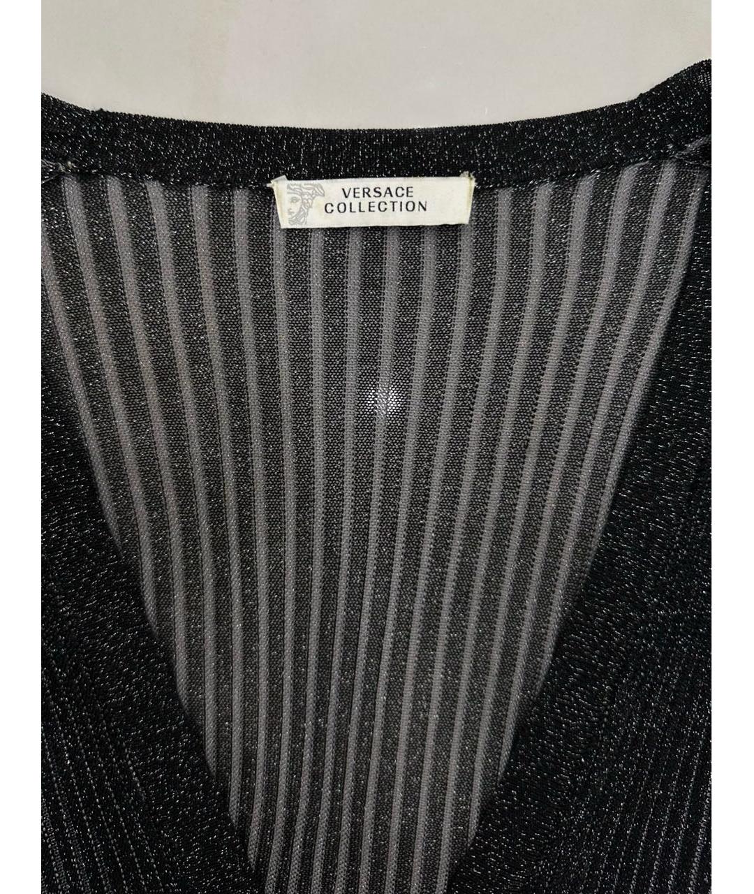 VERSACE COLLECTION Черное платье, фото 7