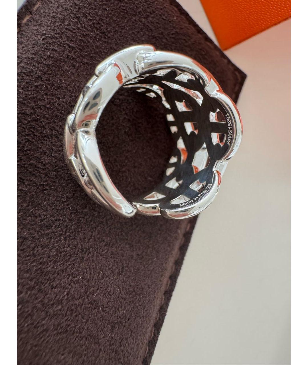 HERMES Серебряное серебряное кольцо, фото 4